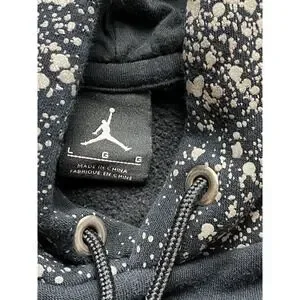 Nike Shirts Nike Air Jordan Hoodie Mens Large Black Jumpman